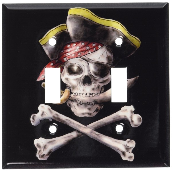 Art Plates - Pirate Switch Plate - Double Toggle