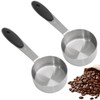 Cionyce 1/4 cup measuring cup，2 Pcs 60 ML Stainless Steel