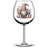 x12 Gnome Gonk Easter Glass Vinyl Decal Stickers Colour ol494
