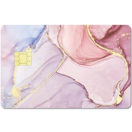 CREATCABIN Marble Card Skin Sticker Debit Credit Card Skins Covering Personalizing Bank Card Protecting Removable Wrap Waterproof Slim Scratch Proof No Bubble for Transportation Key Card 7.3x5.4Inch