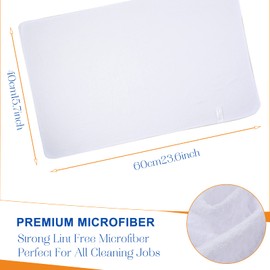SINLAND Water Absorbent Microfiber Dish Wipes Waffle Towels Dish Cloths (White, 3 Pieces)