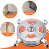 M MINGLE 14'' Pressure Washer Surface Cleaner Attachment, Driveway Power