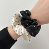 Diab Satin Dot Scrunchie Organza Scrunchie Polka Dot Hair Scrunchie Chiffon / 디아브 새틴 도트 곱창밴드 오간자 스크런치 땡땡이 헤어슈슈 쉬폰