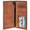 HOOEY Leather Men’s Western Rodeo Wallet (Canyon - Tan/Brown)