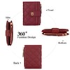 GAEKEAO Small Wallet for Women Slim Bifold Leather Credit Card