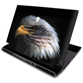 MightySkins Skin for Alienware M15 R2 (2019) - Eagle Eye | Protective, Durable, and Unique Vinyl Decal Wrap Cover | Easy to Apply, Remove, and Change Styles | Made in The USA