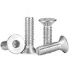 M12 Flat Head Screws, M12-1.75 * 60mm Flat Head Socket