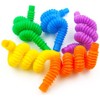 Set of 16 Rainbow Pop Tubes Relieves Stress and Anxiety