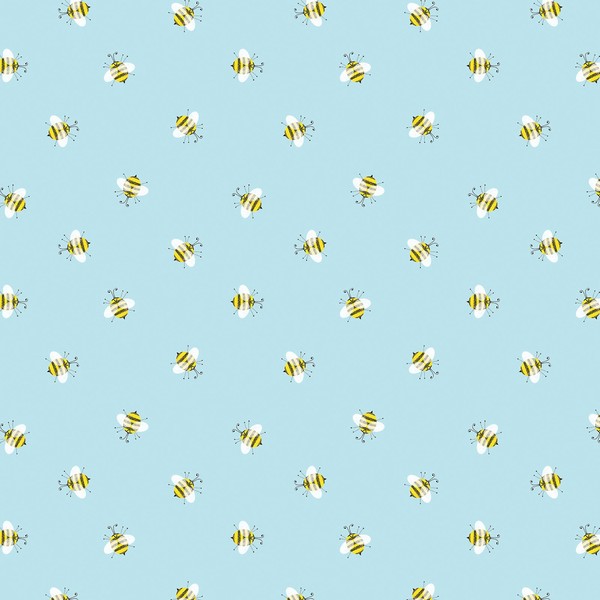 Jillson Roberts Bulk Baby Gift Wrap, Honey Bees, 1/4 Ream