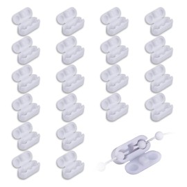 JUGUTA Pack of 20 Roller Blind Chain Connectors Roller Blind Replacement Parts Chain Hoist Plastic for Roller Chains, Bead Chains, Slat Curtain Chains, Ball Chains or Blind Chains