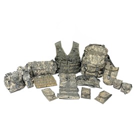 16pc Rifleman Kit MOLLE System ACU Complete Set - Genuine US Military Previously Issued