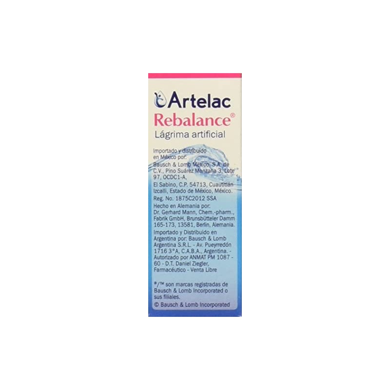 Artelac Artelac Rebalance Sol 10ml, Pack of 1