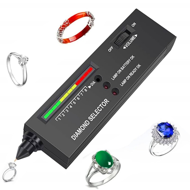 Diamond Tester,High Accuracy Diamond Tester Pen and Diamond Torch Jewelry