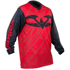 Valken Fate II Paintball Jersey - Black/Red - XSmall