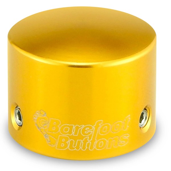 Barefoot Buttons V1 Tallboy Footswitch Cap - Gold