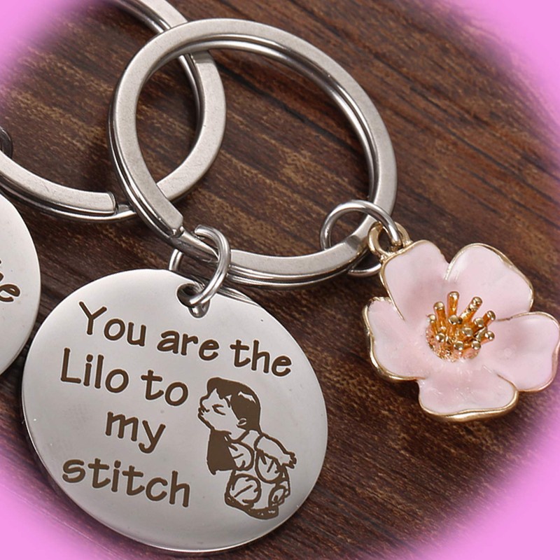 Stitch and Lilo Inspired Keychain Gift - You are The