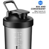 Black Premium Electric Protein Shakeing Bottle, 22 oz Blender for