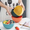 Kyraton Cereal Bowls 4 Pieces, Unbreakable And Reusable Light Weight