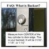 Pacific Doorware Storefront Door Mortise Lock Swing Deadbolt & Cylinder