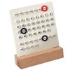 Wooden Kids Calendar DIY Hand Operated Develop Planning Skills Perpetual