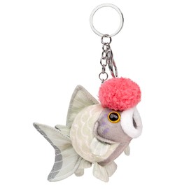lilizzhoumax Simulation goldfish Plush Toy key chain 11cm/4”, Realistic Stuffed Animal goldfish Plush Toy, Cute goldfish Plush Toy, Super Soft goldfish Home Decoration Animal Toys, Gift for Kids