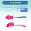 BaiKevin 6 Pcs Fish and Mice Catnip Toys Plush Filled,