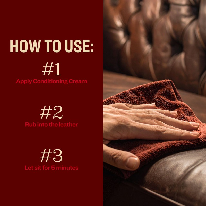 Tanner's Preserve Leather Conditioner, Rejuvinates & Restores Finished Leather, Use