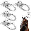 4 Pcs Tie Rings for Horses, Hay Nets for Horses,