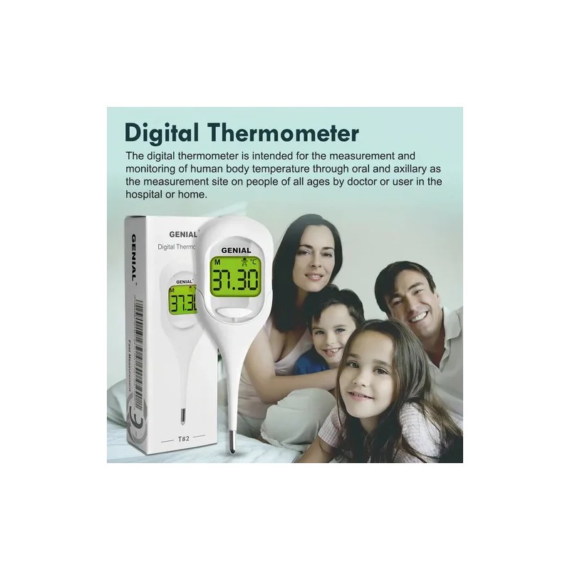Termómetro Digital Genial Flex Lectura Rápida Adultos Yniños