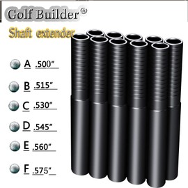Golf Builder 10pcs Steel Golf Shaft Extension Golf Shaft Extender (.575)