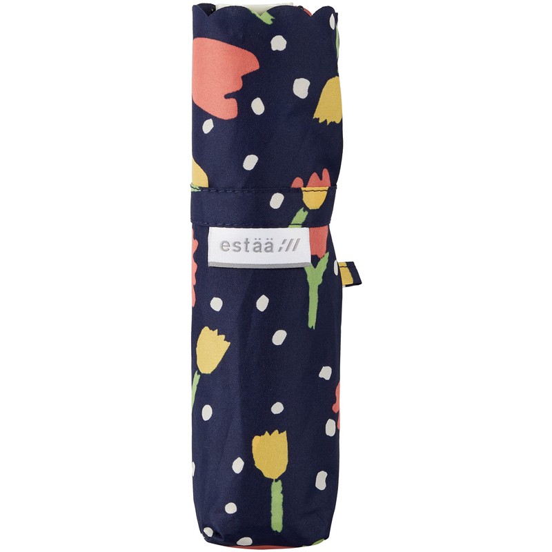 MOONBAT estaa Romantic Retro Floral Print Windproof Umbrella, Folding Umbrella,