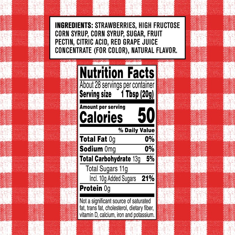 Smucker's Squeeze Strawberry Fruit Spread, 20 Ounces (Pack of 12)