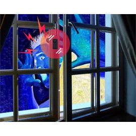 Meichoon Bike Alarm Wireless Vibration Motion Sensor with Remote Control Anti-Theft Burglar for Bicycle E-Bike Motorcycle Scooter Cart Trailer Equipment Fence 110db Super Loud