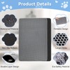 Grey Foldable Cat Litter Mat, 60 x 45 cm, Honeycomb