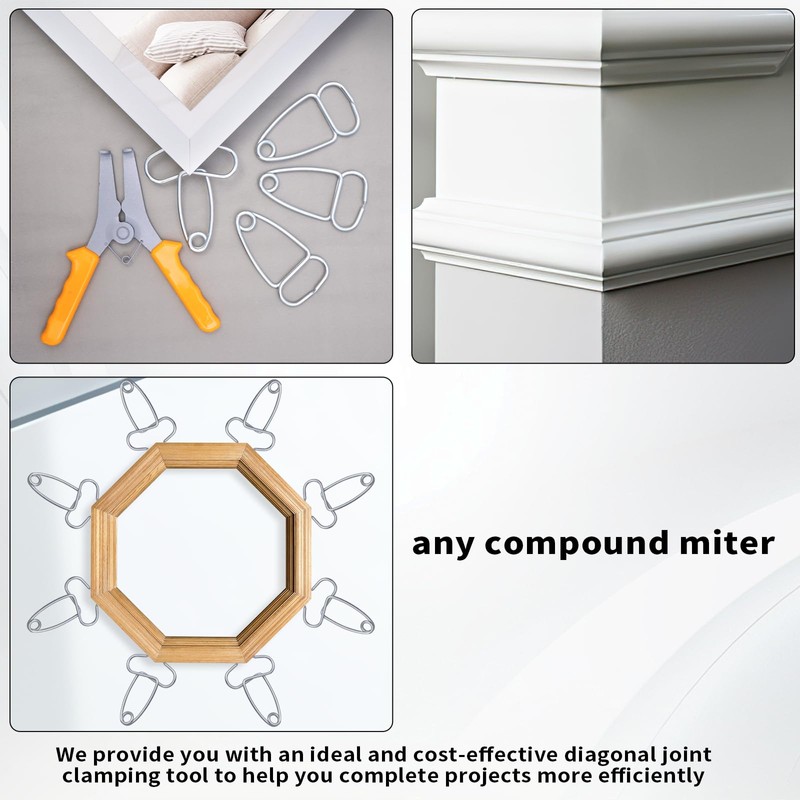 Zihvfzu 14Pcs Miter Spring Pliers Kit, With 1 Miter Spring