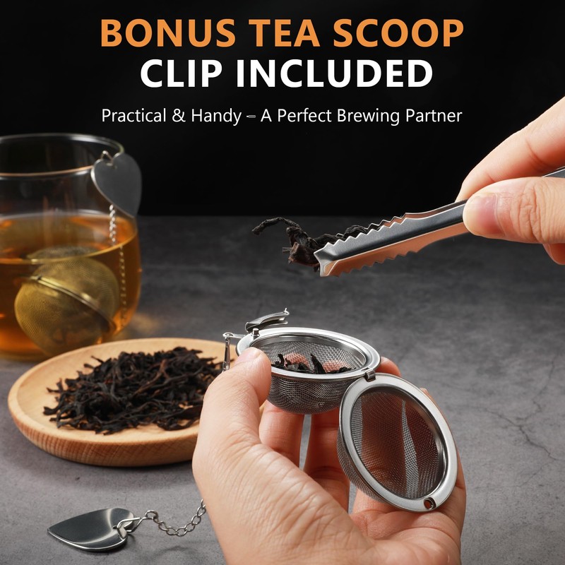 Tea Infuser for Loose Leaf Tea 2 Pack – 2"