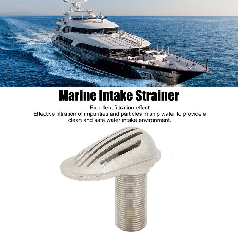 Marine Intake Strainer Stainless Steel 316 Thru Hull Water Pickup