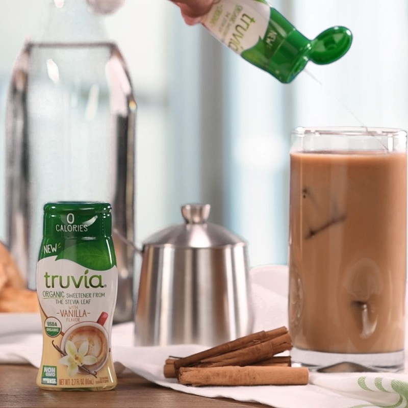 Truvia Organic Zero-Calorie Liquid Stevia Sweetener, 2.7 fluid ounce bottle,