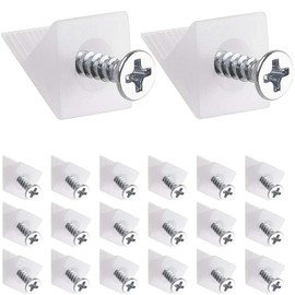 Lekeeu Drawer Repair Kit - 100 PCS Drawer Supports & Sagging Repair Fix Wedges with Screws