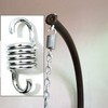 Markeny 2PCS Hammock Spring，Markeny Hardened Galvanized Steel Extension Spring Coil