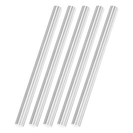 sourcing map 5Pcs Round Steel Rods, 6.1mm x 100mm SKD11 Steel Solid Lathe Bar Stock Tool for Shaft Gear Drill Lathes Boring Machine