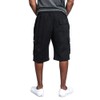 G-Style USA Men's Solid Fleece Heavyweight Cargo Shorts FS76 -