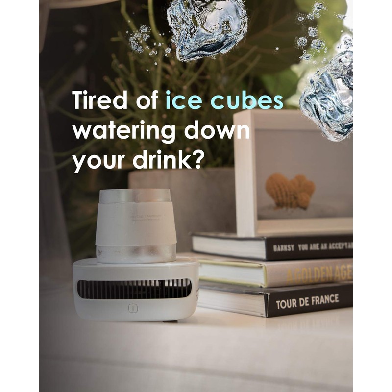 Allocacoc Cup Cooler, Instant Cold Panel Keep Your Cold Drink