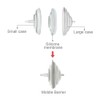 Protector de reflujo de vástago mediano Maymom para doble bomba