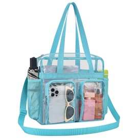 Oraben Clear Bag for Stadium Events 12x6x12 Clear Tote Bag for Women Transparent Lunch Bag for Work Sports Concert