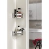 emco SYSTEM2 Chrome Corner Wall Basket with Concealed Fixing High