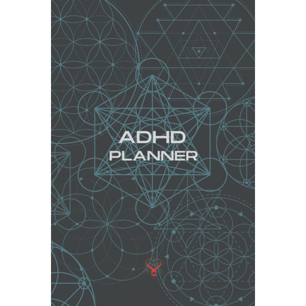 ADHD Daily Planner for adult, 6x9 inches, 120 pages, soft