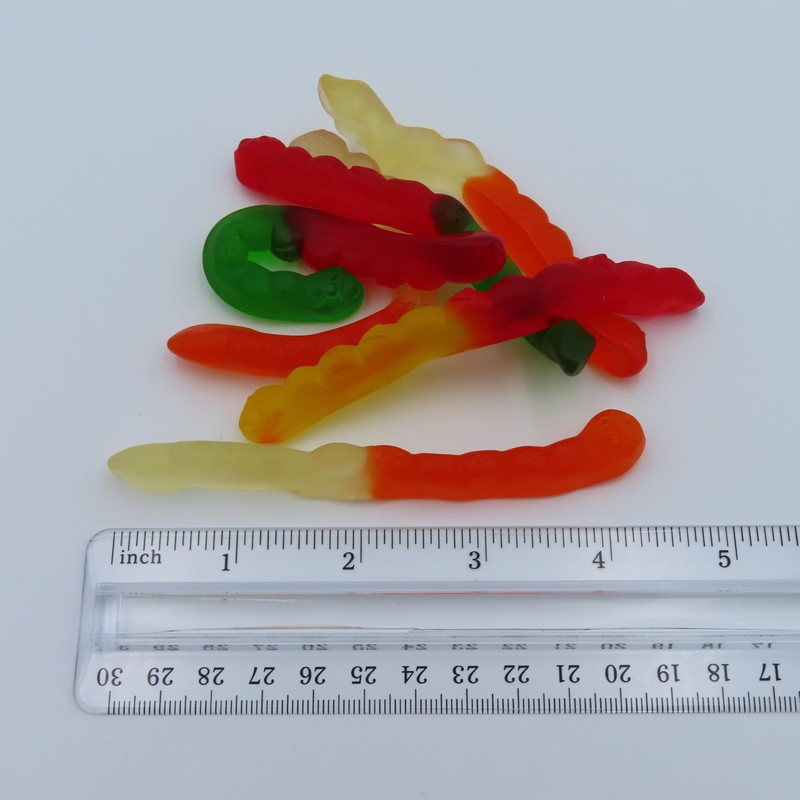 Beulah's Gummy Worms, 2 Pound Package, 80 Pieces of Candy