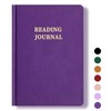 TSFPapier Reading Journal Book Lovers Gifts Book Journal Hardcover Leather