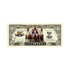 American Art Classics Cheerleader Million Dollar Bills (Pack of 50) - Cheerleading Collectible Novelty Dollar Bills - Best Gift for Cheerleaders